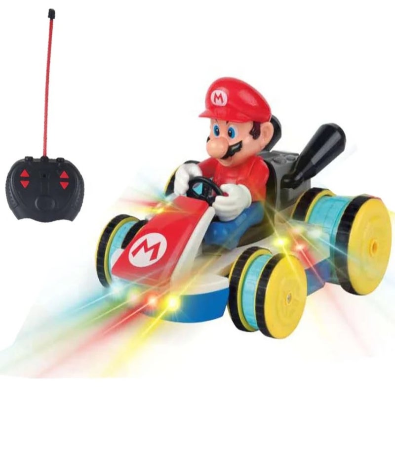 ماريو سيارة ماريو كارت تعمل بالتحكم عن بعد للأطفال والكبار، بنين وبنات، متعة قيادة فورية مع خاصية التشغيل الفوري - Image 1